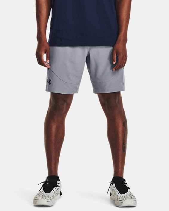 Men's UA Unstoppable Shorts in Gray image number 0